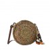 Bolso De Hombro Rafia Paja